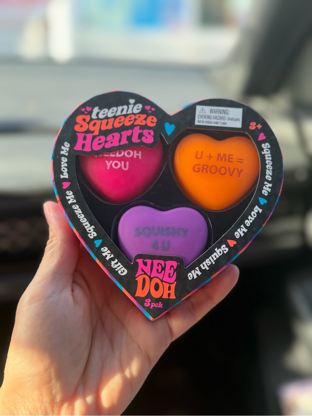 Needoh Teenie Squeeze Hearts